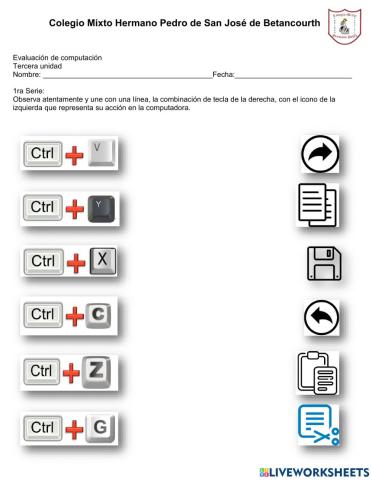 Evaluación de computación 3ra unidad parte 1