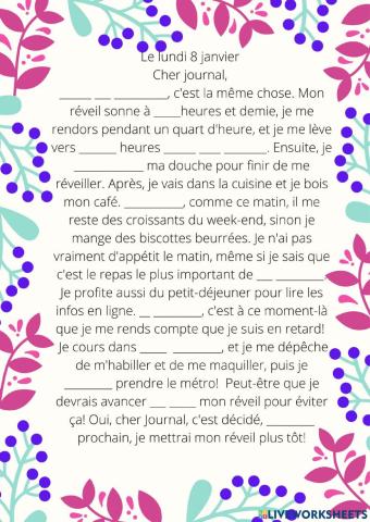 Cher journal