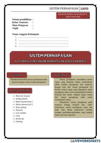 Lkpd sistem pernafasan