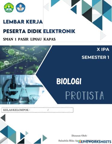 E-LKPD Pengamatan Keanekaragaman Protozoa di Berbagai Jenis Air