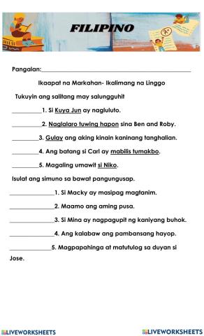 FILIPINO Q4 Week 5