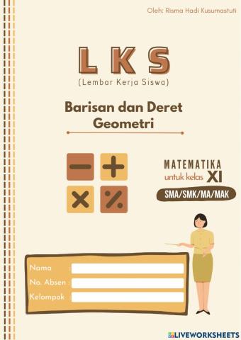 LKS2 PBL Deret Geometri Berhingga