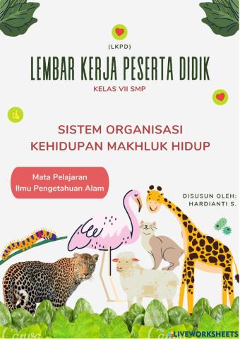 Sistem Organisasi Kehidupan