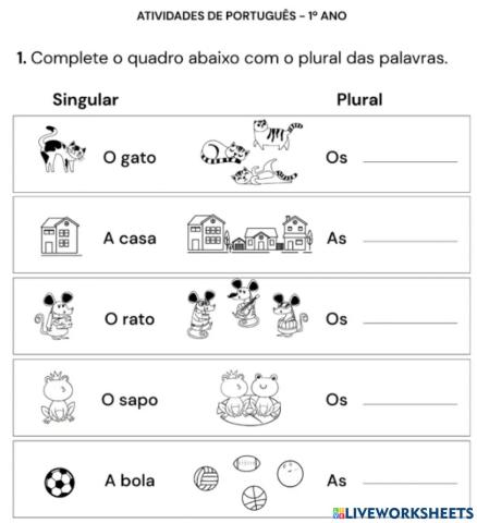 Plural - nível 1