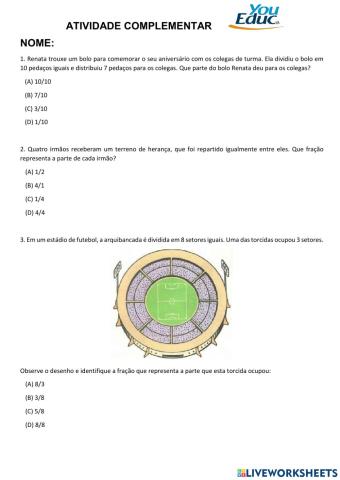 Atividade matematica