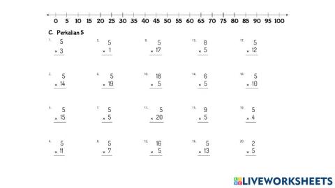 Perkalian 5 C