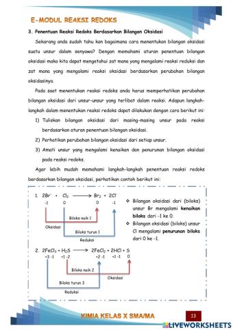 Konsep reaksi redoks 3