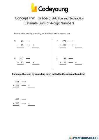 Estimating add