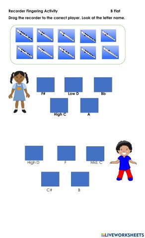 Recorder Activity 2 (Bflat)