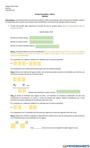 Actividad Sumativa oxácidos