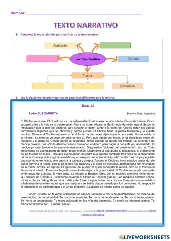 Texto Narrativo