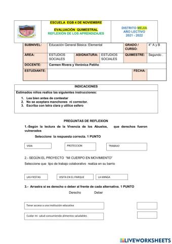 Evaluacion de estudios socuales