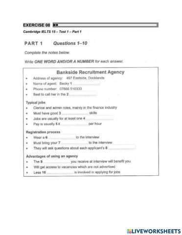 IELTS Cambridge