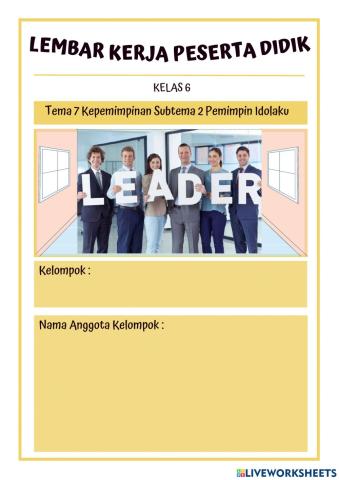 Tema 7 Subtema 2 Kelas 6