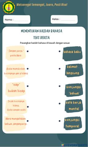 Evaluasi Kaidah Bahasa Teks Berita