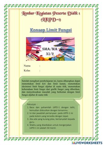 Konsep Limit Fungsi