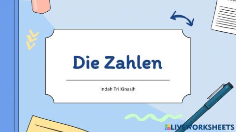 Die Zahlen Materi