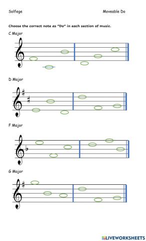 Solfege Worksheet