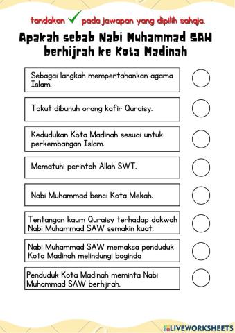 Sebab Nabi Muhammad SAW Berhijrah