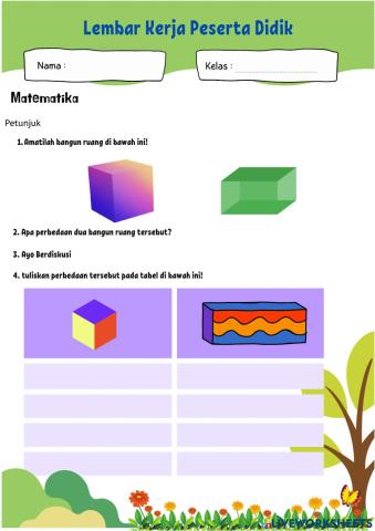 LKPD Bangun Ruang
