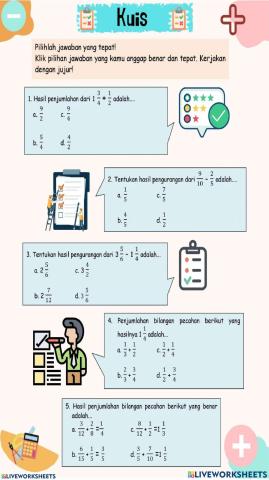 Operasi Pecahan