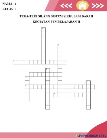 Teka-teki silang kegiatan pembelajaran ii