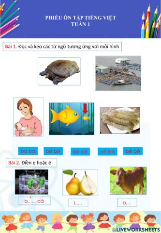 Bài tập Tiếng Việt