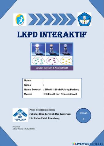 Lkpd larutan elektrolit dan non elektolit 1