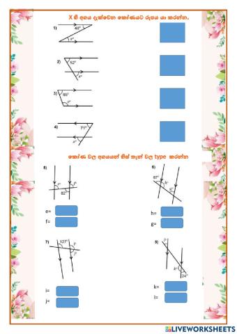 Maths angles