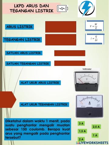 Lkpd arus dan tegangan listrik