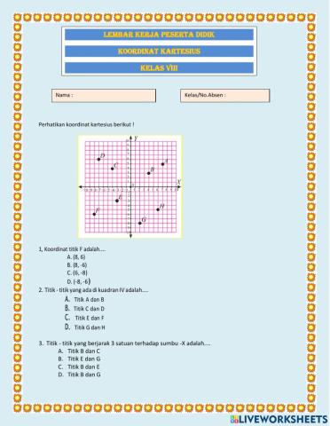 LKPD Koordinat Kartesius