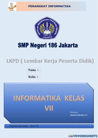 LKPD Informatika Kelas 7