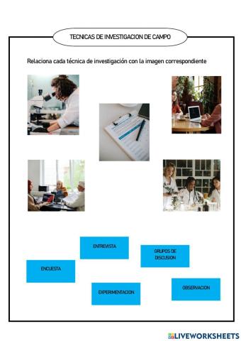 Técnicas de investigación de campo