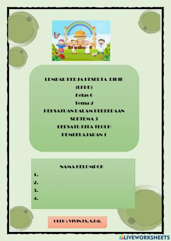 Kelas 6 tema 2 subtema 3 pb 1