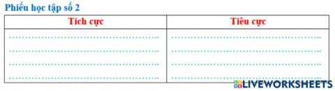Phiếu học tập số 2