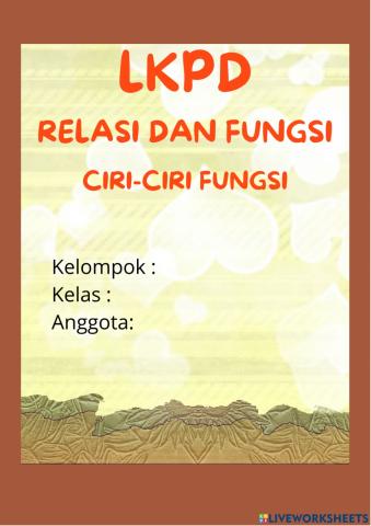 Lkpd ciri ciri fungsi