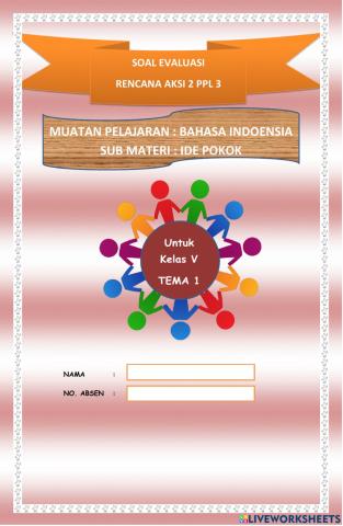 Soal Evaluasi ide pokok