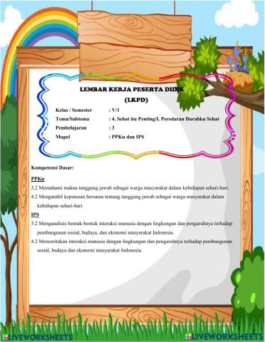 LKPD IPS kelas 5 tema3