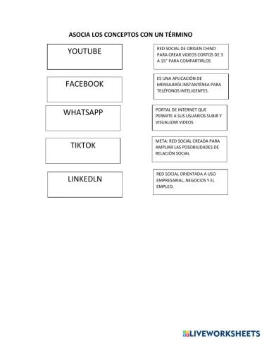 Práctica uso de redes sociales