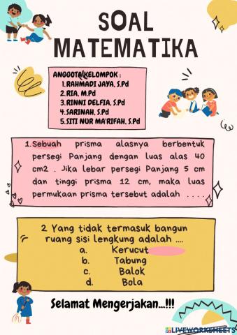 Soal matematika kelas 9