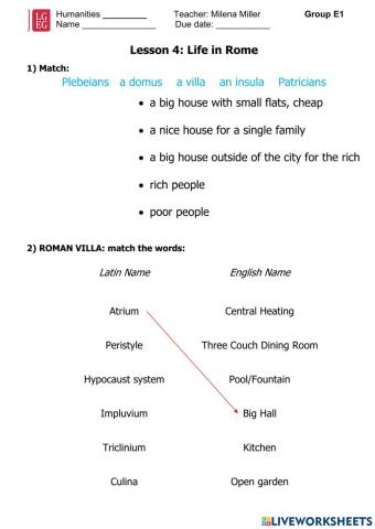 Roman houses