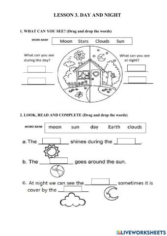 Lesson 3. day and night