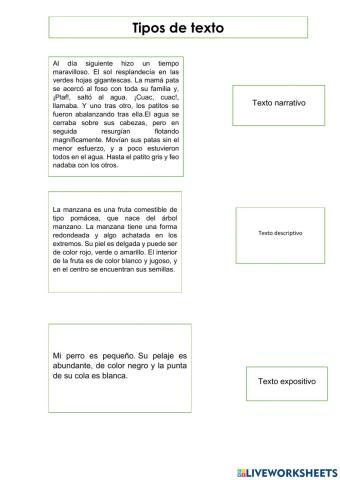 Tipos de textos