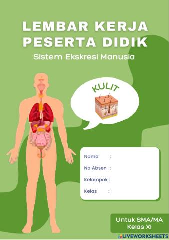 E-lkpd sistem ekskresi