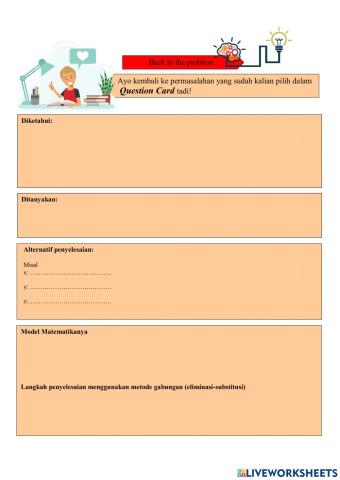 Lembar Penyelesaian Question Card Rencana Aksi 2 Pertemuan 2