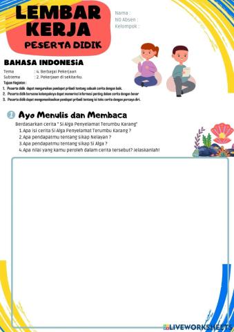 Bahasa Indonesia LKPD