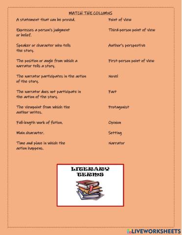 Literary terms I