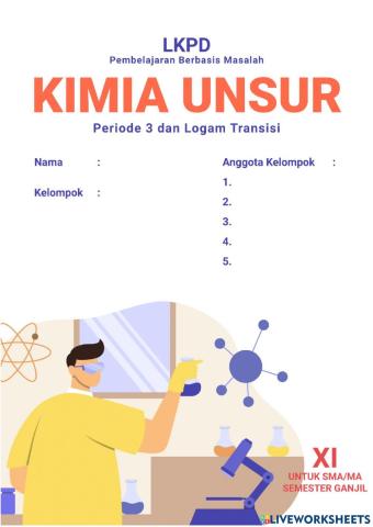 LKPD Unsur Periode 3 dan Logam Transisi (Periode 4)