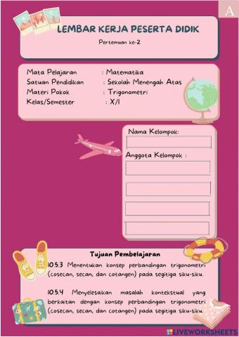 Perbandingan Trigonometri P2 A