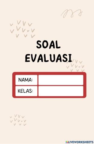 Soal evaluasi besaran dan satuan